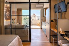 A modern newly renovated 35 square meters apartment located in the heart of Hera  Charming 5thfloor apartment with balcony & parking Entire condo vacation rental 52876628