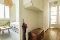 Belle chambre (1 lit) avec une salle de douche italienne et toilettes séparées p Paris, France Quiet Bedroom with private shower and toilet Private room in rental unit vacation rental 10973049