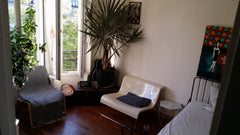 Appartement très lumineux, plein sud, quartier très chaleureux, bars et restaura  Belleville Paris 20ème Shared room in rental unit vacation rental 19714995