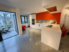 Spacious apartment (140m2) located in a family-friendly neighbourhood next to vi Antwerp, Belgium Spacious duplex with BIG terrace Entire loft vacation rental 53353872