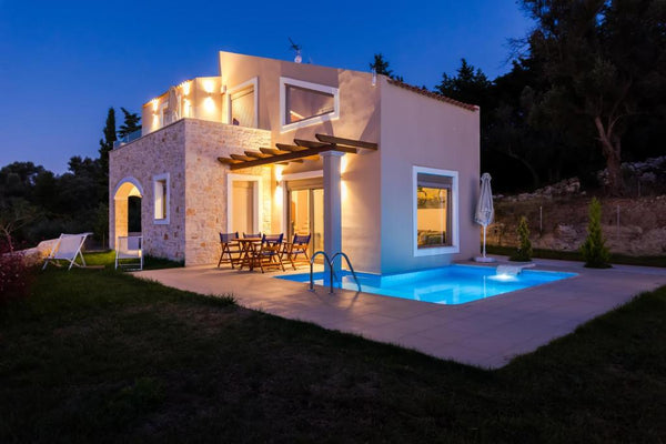 These brand new villas are located in Margarites village 27 km East of Rethymno  Rethimnon, Greece Three bedroom villa with mountains and sea views! Entire villa vacation rental 52934802