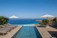 Our (detached) villa with garden, terraces, swimming pool, outside the village o Caen, France Cretan villa unique view of the sea Entire home vacation rental 2219903