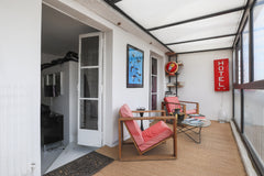 45m2 with a large veranda, 2 lounges, kitchen, bedroom (bedsize 160/ 200) with d Paris, France Charming & Sunny 45m2 in Le Marais Entire rental unit vacation rental 6695663