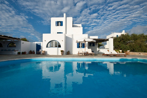 This picturesque and spacious villa is the perfect escape for a large family or  Athens, Greece Cycladic style seafront Villa - 4 bedrooms Entire villa vacation rental 562699742739258869