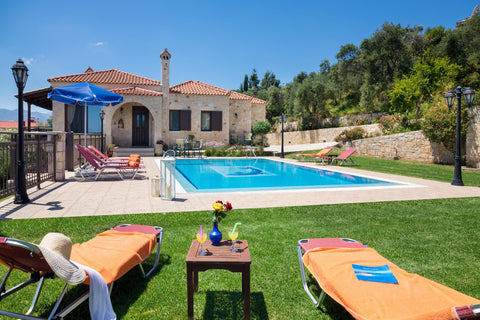Armon-Iris Estate is a combination of two luxury villas located in Polemarchi vi Chania, Greece Armon-Iris Estate: Seaview, Private Pool, Garden Entire villa vacation rental 30575717