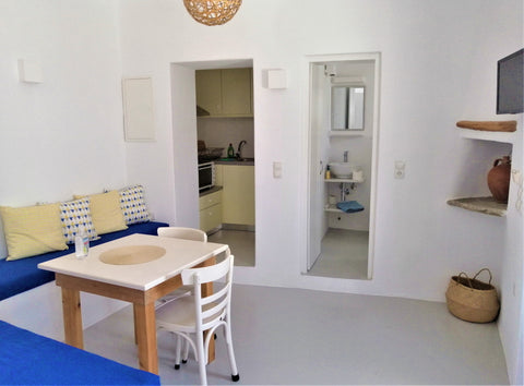 This newly renovated studio is part of an old traditional cycladic house with an  Authentic cycladic studio in the center of Parikia Cycladic home vacation rental 47825305