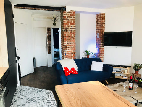 Appartement refais dans un style industriel, cosy, lumineux bien agencé. Deux ca Paris, France Cosy industrial appartement in Paris Entire rental unit vacation rental 22169874