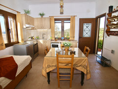 Renovated 50m2 apartment in the center of the peaceful village of Kontomari, 15  Chania, Greece "Queen Bee's Flight" - laid back village house Entire cottage vacation rental 24530837