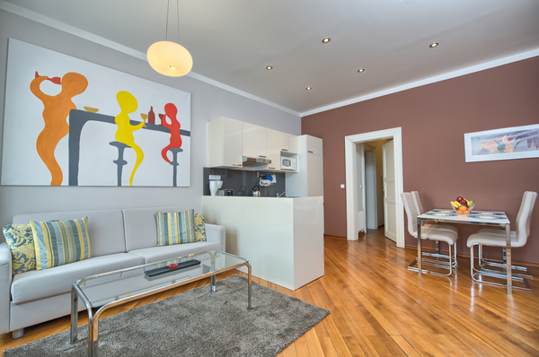 In the heart of Prague, this apartment for rent is situated in a renovated 19th  Prague, Czechia M204-Elegant Cozy Serviced | Center Entire rental unit vacation rental 10831368
