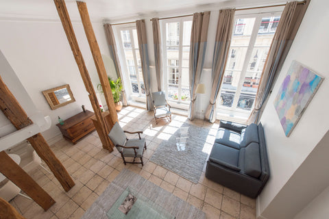 Beautiful apartment of 73 sqm on two levels with two bedrooms on the 2nd floor w Paris, France Yéti, 2BR/1/BA, 6 people Entire rental unit vacation rental 13905164
