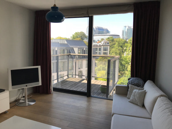 Fully furnished 1 bedroom apartment, with fully equipped Smeg kitchen. The apart Ixelles, Belgium Apartment with great view next to the Commission Entire rental unit vacation rental 27538492