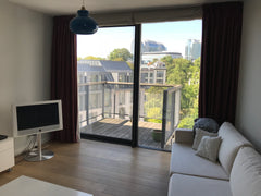 Fully furnished 1 bedroom apartment, with fully equipped Smeg kitchen. The apart Ixelles, Belgium Apartment with great view next to the Commission Entire rental unit vacation rental 27538492