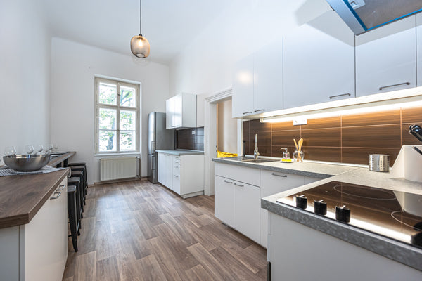 Bright 120m2 apartment located just by Wenceslas Square. The place can accommoda Prague, Czechia New Town Central Apartment Entire rental unit vacation rental 26782823