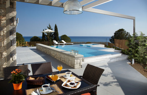Sea views , private heated pool, cleaning service six times a week. Fully equipp Rhodes, Greece Exclusive 3 bedroom villa Entire villa vacation rental 9659322