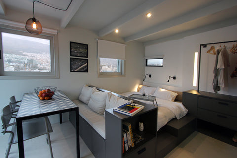 A small space in a rooftop renovated from scratch and converted into a designer’ Athens, Attica, Greece Eugene's Place-Amazing Athens View Entire rental unit vacation rental 16988556