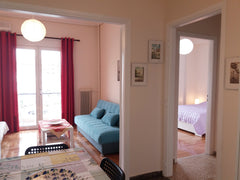 Comfortable, two main room 2nd floor accommodation for 1-4 persons (for more tha Athens, Greece Next to Metro Attiki Station Sunny-Spacious flat. Entire condo vacation rental 24038249