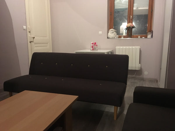 Joli T1 refait à neuf récemment avec mezzanine et salle de bain. Comporte 4 couc Saint-Martin-d'Hères, France Joli T1 cocooning en plein Centre Entire rental unit vacation rental 23045225