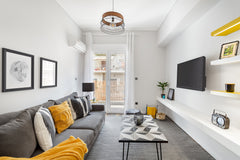 This upscale 75m2 apartment is absolutely central to all historic attractions. W Greece Bright, Modern Retreat Near Acropolis w/ Balcony Entire rental unit vacation rental 44454150