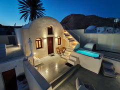 The villa was renovated in 2020 keeping the traditional architecture from 1890 w Glyfada, Greece Dreamer's secret villa Cycladic home vacation rental 12908825