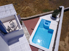Villa Mykonos is a 60m2 double floor maisonette with private pool surrounded by  Mikonos, Greece Villa Mykonos Mykonos4Islands Cycladic home vacation rental 12666579