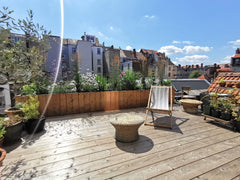Enjoy Brussels from this freshly renovated apartment, located close to the vibra Brussels, Belgium Lovely apartment with a terrace in Saint-Gilles Entire rental unit vacation rental 51133661