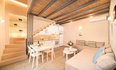 Comfortably blending elegant conveniences with modern style, the Suites sit in a Rethimnon, Greece Pal Calma Deluxe Two-Storey Suite-Central Location Entire serviced apartment vacation rental 49166368