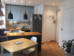 ITs a one bedroom appartment of 38m2 (409ft), located right next to the Canal, 1 Paris, France charming appartement at canal Entire rental unit vacation rental 8594324