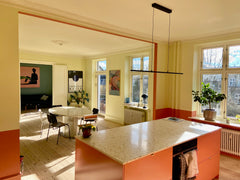 My villa-apartment is located in an awesome, cozy and calm neighborhood in the m Copenhagen, Denmark Colorful townhouse-apartment with free parking Entire condo vacation rental 596720845801406954