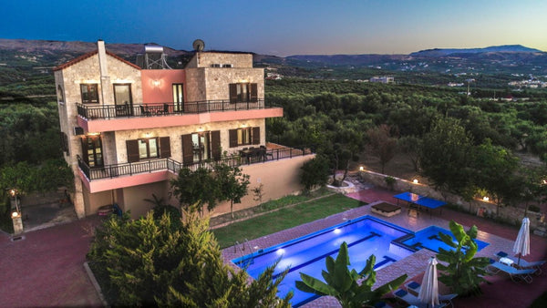 These two newly built Cretan style stone houses are situated between the village Crete, Greece Villa Louloudi Entire villa vacation rental 8268319