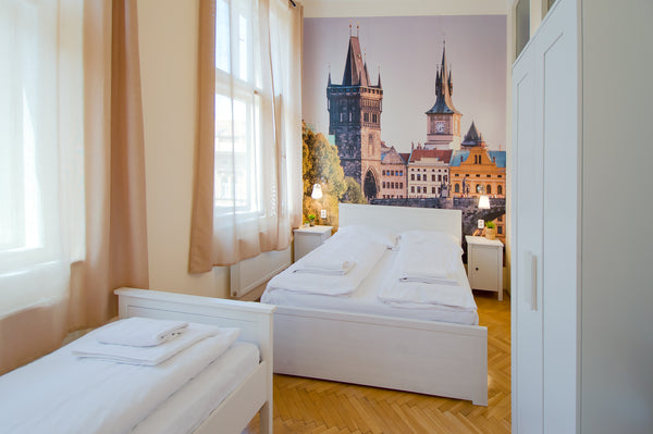 Renovated apartment with 3 separate bedrooms, living room and kitchen (4 + 1) wi Prague, Czechia HEART OF PRAGUE Legerova Cozy 4BDR id: (32) Entire rental unit vacation rental 35857133