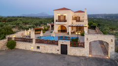 The villa is a beautiful newly built stone house with all modern facilities. The Chania, Greece Impressive four bedroom stone house with pool Entire villa vacation rental 18623368