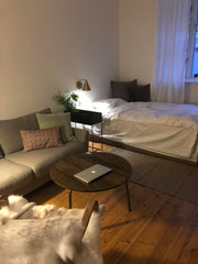 Bright and spacious 1-room apartment of 49 sqm. The apartment is located on cozy Copenhagen, Denmark Apartment with nice, quiet and central location Entire rental unit vacation rental 23959759