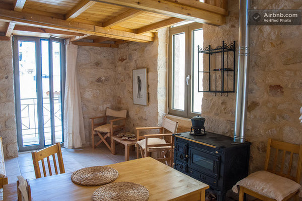 Wellcome to the historical centre of Heraklion in a Studio+loft of 50 m2 at 1st  Heraklion, Greece Heraklion historical centre stone house with loft Entire home vacation rental 32439888