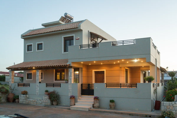 The villa is located in Kato Gouves on the north coast of Crete. A spacious (200  Luxury maisonette Afro by the sea Entire home vacation rental 18468036