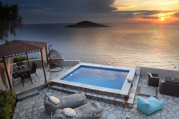 Stefanidis villas is a small villa,discrete and isolated,  composed by 2 houses  Greece Luxury home and suite 