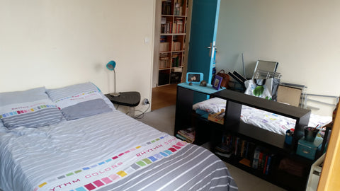 belle chambre privée de 13m2 très lumineuse (2 grande fenêtres) avec accès à sal Paris, France chambre et salle de bain privative Private room in rental unit vacation rental 6816054