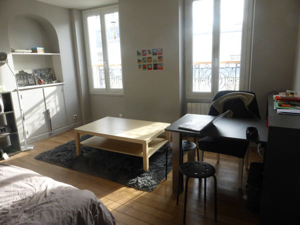 Big living room, a very comfortable double bed, a design bathroom, separated toi Paris, France Nice bright flat near Eiffel Tower Entire rental unit vacation rental 8676378
