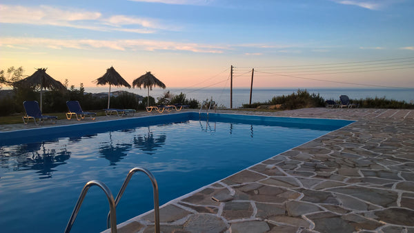 Its an appartment nice decoreted in island style, blue and white,The blue color  Iraklion, Greece Bellevue Village & Suites in Crete#8 Entire rental unit vacation rental 12091041
