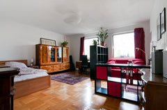 The „WoodyRed –Saloon “ is a  28sqm huge room for up to 4 people. The room is fu Austria WoodyRed- Saloon 28 sqm Private room in rental unit vacation rental 12561897