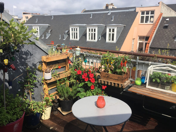 Central in Copenhagen we live in a building with five other apartments, all with Copenhagen, Denmark Huge, quiet, light flat with a roof patio-Downtown Entire rental unit vacation rental 26058788