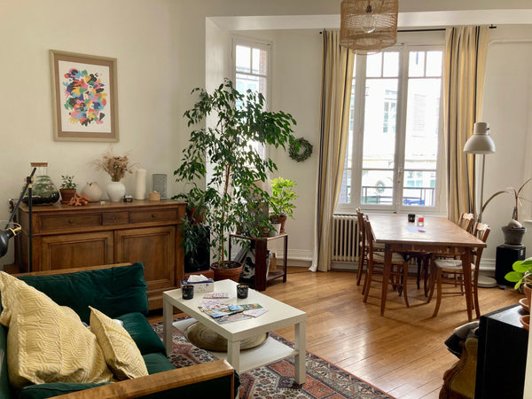 Appartement spacieux de 100m2 au 1er étage, végétalisé et lumineux en plein coeu Lyon, France Appartement typique à la Croix rousse Entire rental unit vacation rental 53426319