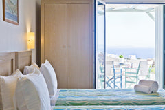 Built in two levels at 35 sqm, it offers direct view to the sea and consist of o  Sea View Maisonette - Nidiides Luxury Homes - Elia Room in boutique hotel vacation rental 3769469