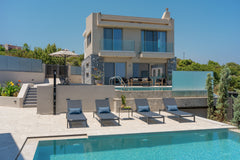 VILLA AQUA is a luxurious 4 bedroom villa ideal for families or group of friends Rethimnon, Greece Luxurious Villa AQUA - With 2 Heated Pools Entire villa vacation rental 671862039602280640
