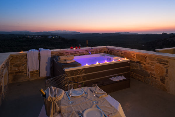 The Suite offers luxury and comfort with a beautiful view to cretan nature. Form Rethimnon, Greece Queen Suite with balcony & jacuzzi Entire condo vacation rental 7611312