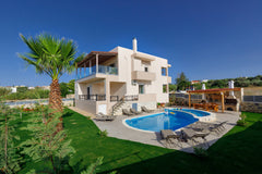 Villa Plumeria Rethymno with private swimming pool, is a 250 sq.m. maisonette of Rethimnon, Greece Villa Plumeria Rethymno - FULL PRIVACY - 4BD Entire villa vacation rental 26103866