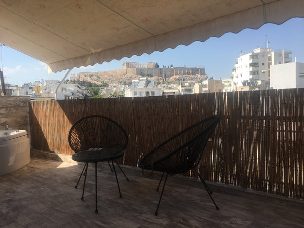 New studio with big balcony and jacuzzi  that can use watching the beautiful Acr Athens, Attica, Greece Acropolis View Studio by Venus Entire rental unit vacation rental 26379431