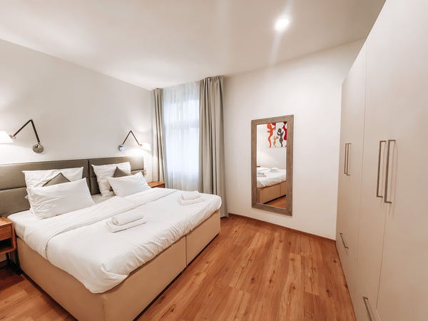 Freshly renovated one bedroom apartment with balcony situated in a centrally loc Prague, Czechia M504-New modern Serviced apt with Balcony | Center Entire rental unit vacation rental 79381