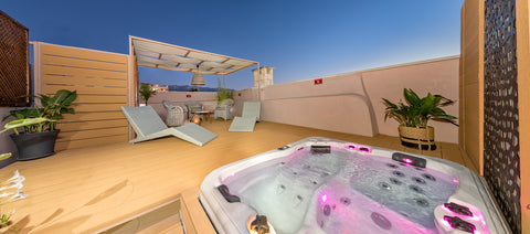 Amazing luxurious apartment on the second floor in Daskalogianni street. in the  Chania, Greece Amazing apartment with private outdoor jacuzzi!! Entire rental unit vacation rental 24960727