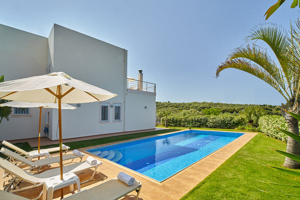 The villa is a new two storey modern house surrounded by greenery, offering abso Chania, Greece Villa Moma Entire villa vacation rental 48295312