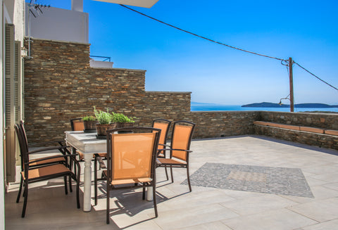 This beautiful house offers its guests the perfect surroundings for a relaxing b Mpatsi, Greece Andros villa Batsi View Entire villa vacation rental 19571790